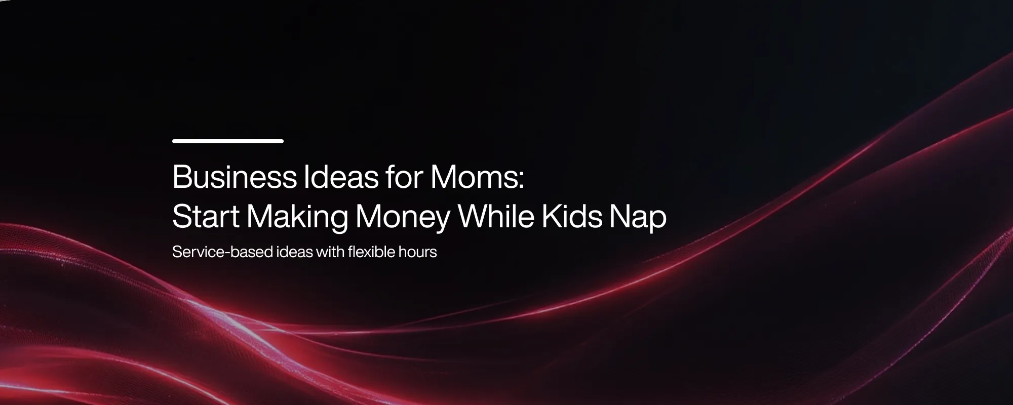 Cover image for Business Ideas for Moms: Start Making Money While Kids Nap